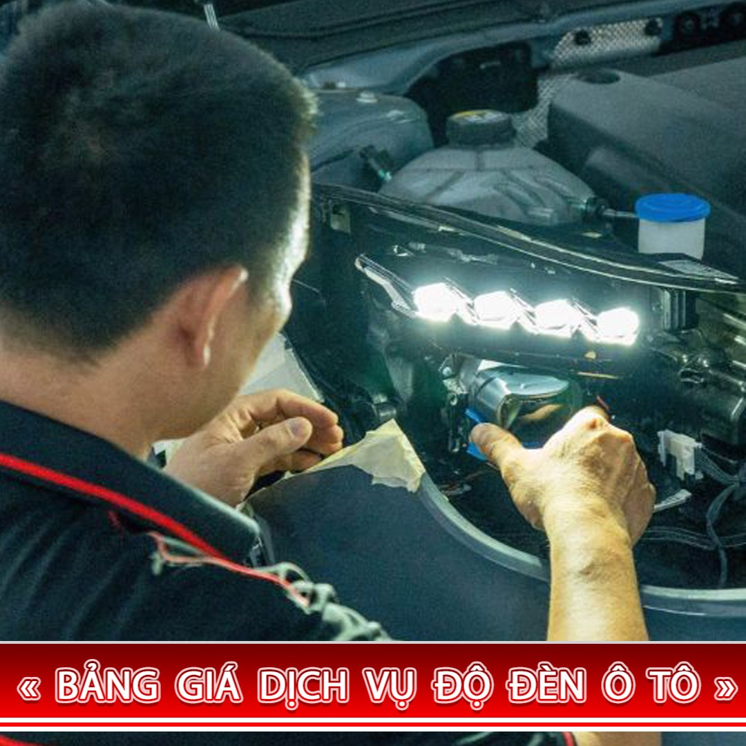 Bảng giá dịch vụ độ đèn ô tô