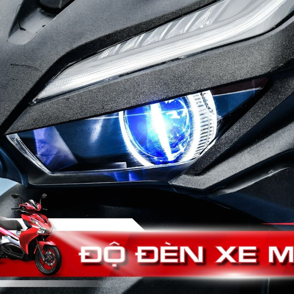Độ đèn xe máy